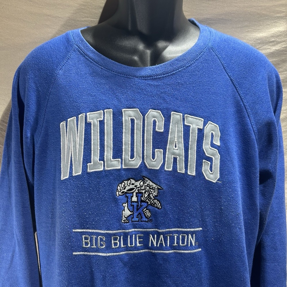 Top of the World Kentucky Wildcats XL Blue Embroidered Sweatshirt BBN Big Blue